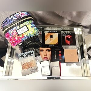 Cosmetic Bag and Samples